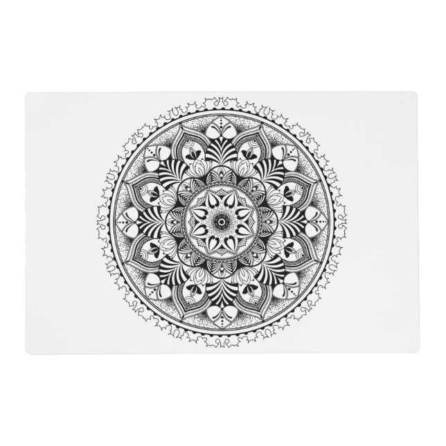 Mandala Circle Placemat (Front)