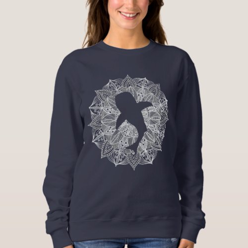 Mandala Circle Whale Shark Sweatshirt