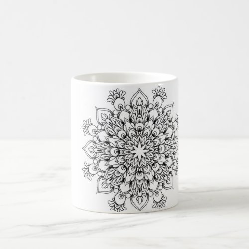 Mandala Classic White Mug