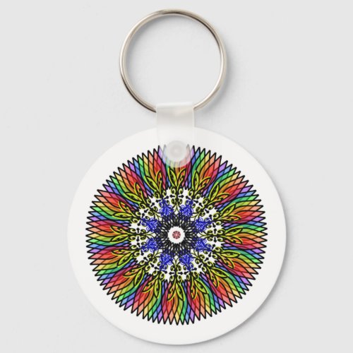  Mandala color Keychain