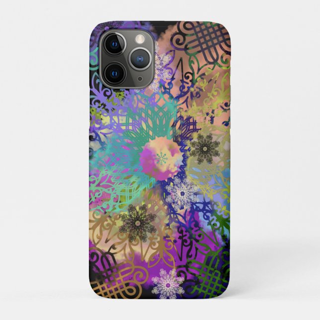 Mandala colorful geometric lace Case-Mate iPhone case (Back)