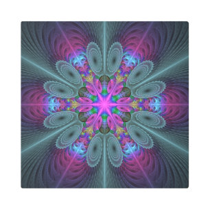Mandala Colorful Striking Fractal Art Kaleidoscope