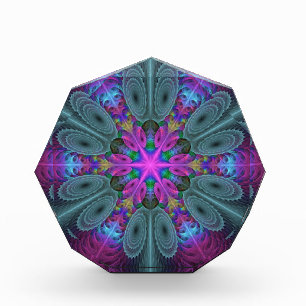 Mandala Colorful Striking Fractal Art Kaleidoscope Award