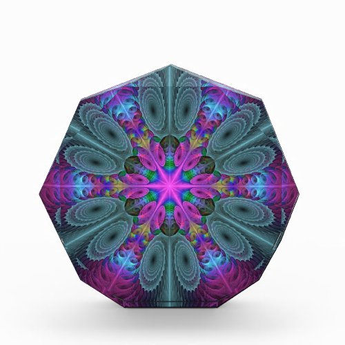 Mandala Colorful Striking Fractal Art Kaleidoscope Award