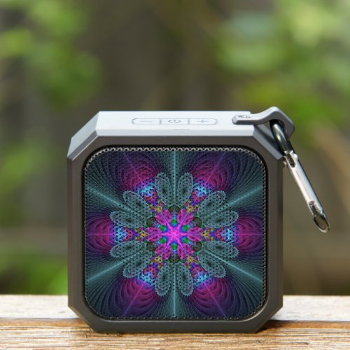 Mandala Colorful Striking Fractal Art Kaleidoscope Bluetooth Speaker