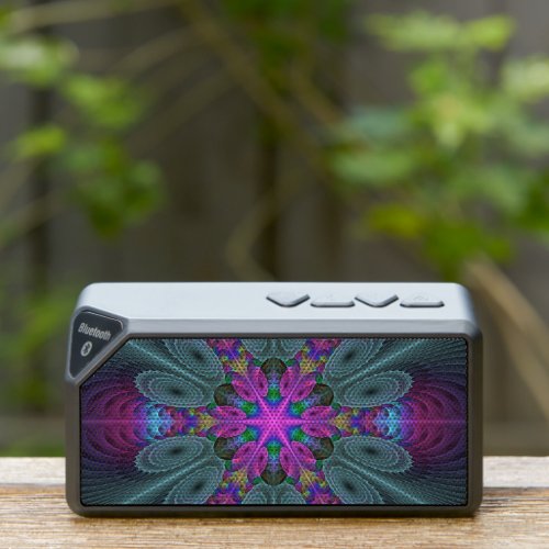 Mandala Colorful Striking Fractal Art Kaleidoscope Bluetooth Speaker