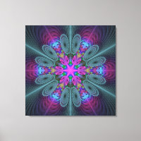Mandala Colorful Striking Fractal Art Kaleidoscope