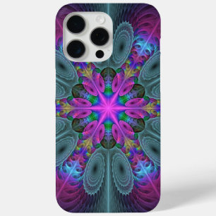 Mandala Colorful Striking Fractal Art Kaleidoscope iPhone 15 Pro Max Case