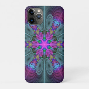 Mandala Colorful Striking Fractal Art Kaleidoscope iPhone 11 Pro Case