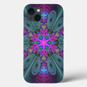 Mandala Colorful Striking Fractal Art Kaleidoscope iPhone 13 Case