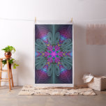 Mandala Colorful Striking Fractal Art Kaleidoscope Fabric