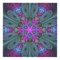 Mandala Colorful Striking Fractal Art Kaleidoscope