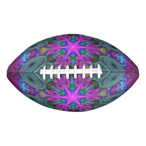 Mandala Colorful Striking Fractal Art Kaleidoscope Football