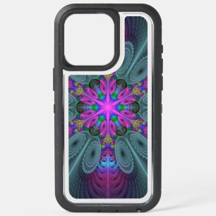 Mandala Colorful Striking Fractal Art Kaleidoscope iPhone 15 Pro Max Case