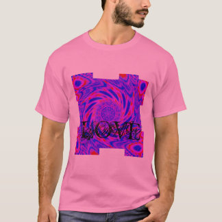 Mandala-colorpink-blue-LOVE-kaleidoscope RMDESIGN T-Shirt