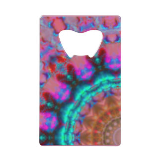Mandala-colorpink-red-blue-kaleidoscope rm credit card bottle opener