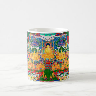 Mandala Cosmic Diagram for Meditation Coffee Mug