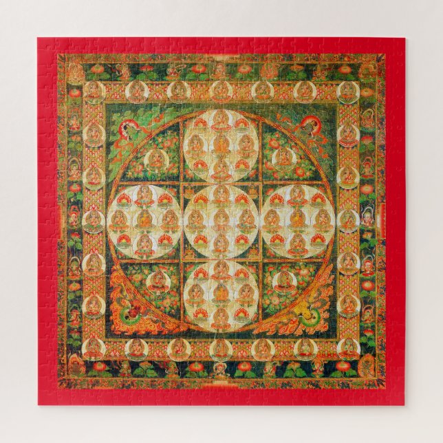 Mandala Cosmic Diagram for Meditation Jigsaw Puzzl Jigsaw Puzzle (Vertical)