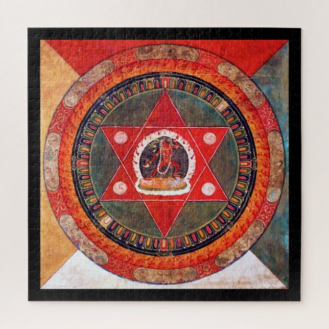 Mandala Cosmic Diagram for Meditation Jigsaw Puzzle (Vertical)