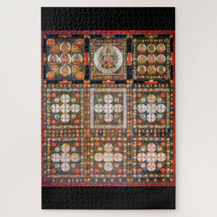 Mandala Cosmic Diagram for Meditation Jigsaw Puzzle