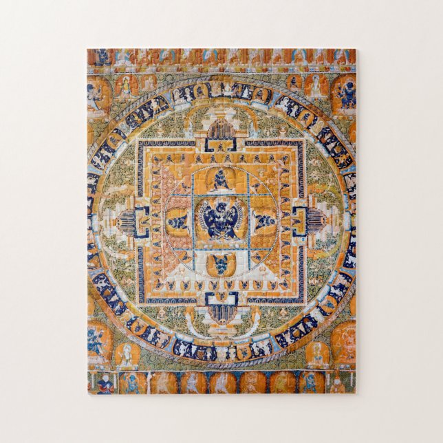 Mandala Cosmic Diagram for Meditation Jigsaw Puzzle (Vertical)