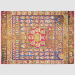 Mandala Cosmic Diagram for Meditation Tissue Paper