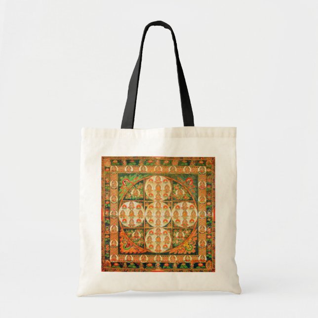 Mandala Cosmic Diagram for Meditation Tote Bag (Front)