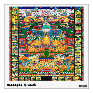 Mandala Cosmic Diagram for Meditation Wall Decal