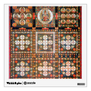 Mandala Cosmic Diagram for Meditation Wall Decal