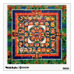 Mandala Cosmic Diagram for Meditation Wall Decal