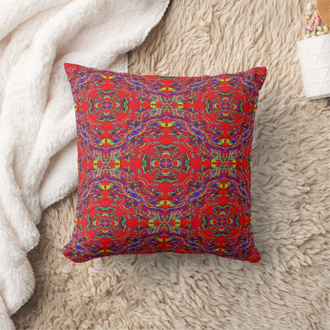 Mandala Crosses...... Throw Pillow (Blanket)
