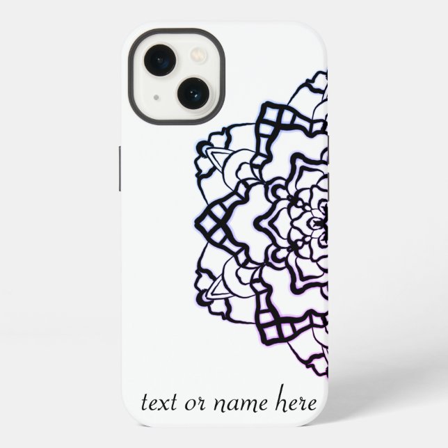Mandala custom  iphone case (Back)