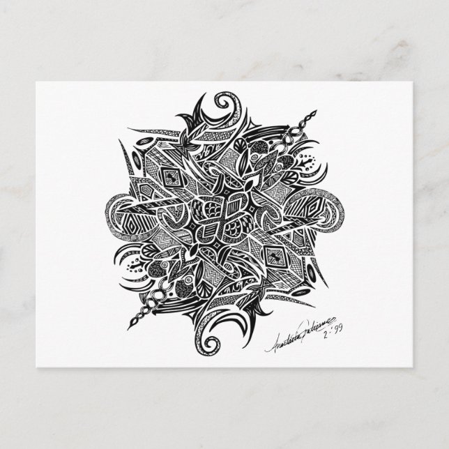 Mandala | Customizable Postcard (Front)