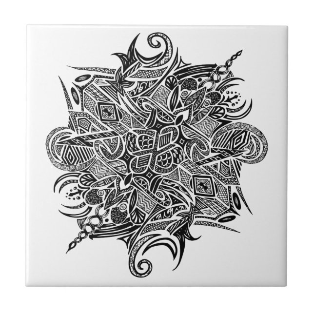 Mandala | Customizable Tile (Front)