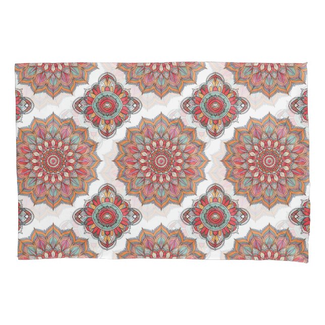 Mandala da Harmonia (Calmante and tranquilizer) Pillow Case (Front)
