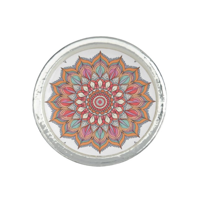 Mandala da Harmonia (Calmante and tranquilizer) Ring (Front)