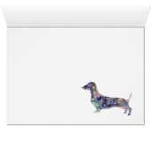 Mandala Dachshund All Occasions Card (Inside Horizontal (Bottom))