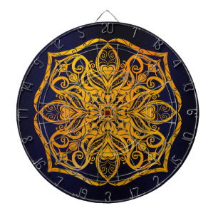 mandala dart board