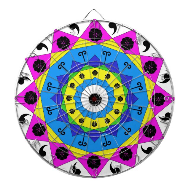 Mandala Dart Board (Front)