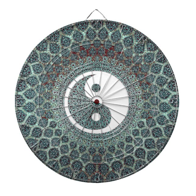 Mandala Dartboard With Darts (Front)