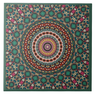 Mandala Decorative  Ceramic Tile