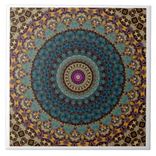 Mandala Decorative Ceramic Tile