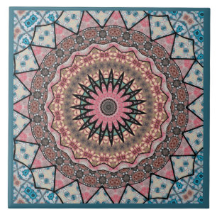 Mandala Decorative Ceramic Tile
