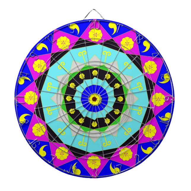 Mandala:Decorative Dart Board (Front)