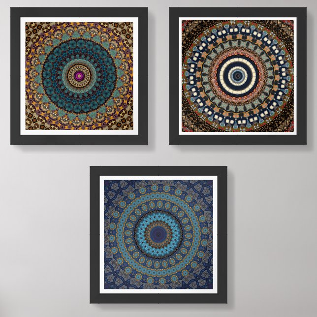 Mandala Decorative  Wall Art Sets (Front)