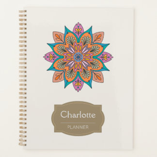 Mandala Decorativo de la India Planner