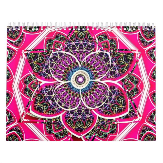 Mandala design calendar (Cover)