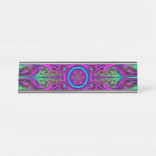 mandala design desk name plate