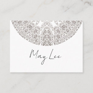 Mandala Design Floral Lotus Gold Card
