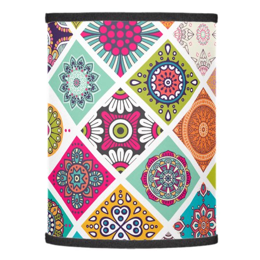 MANDALA DESIGN LAMP SHADE (Left)